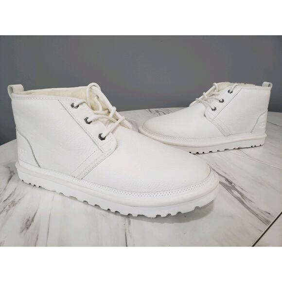 NEW WITHOUT BOX UGG Men’s Neumel Boot Solid White Chukka Size 11 WARM - Picture 6 of 6